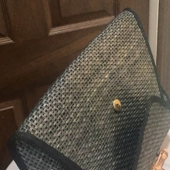 1960’s Mister Ernest straw envelope bag - Picture 6 of 8